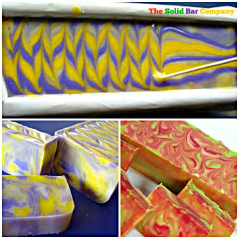 Images of Castile soap making