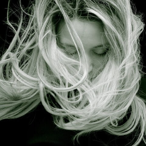 Woman with soft natural hair