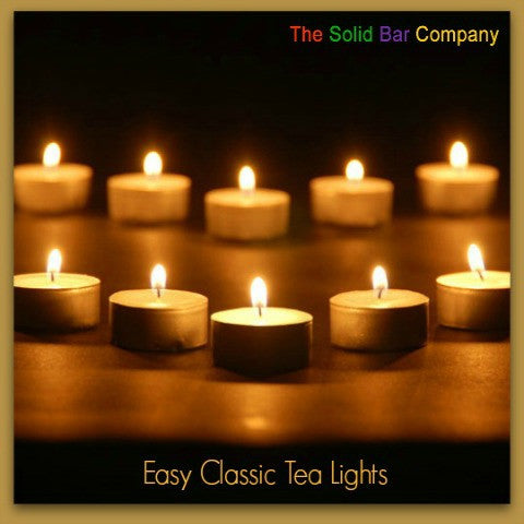 Easy Classic Tea Lights from The Solid Bar Company