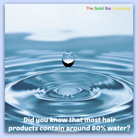 The Solid Bar Company Hair Products Contain No Water!