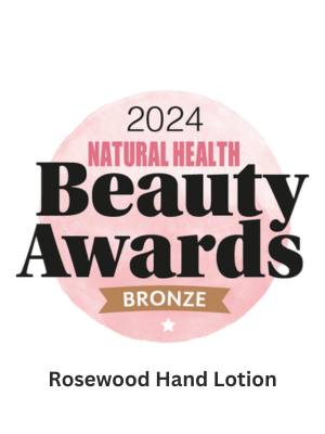 Rosewood Hand Lotion Natural Health Bronze Beauty Award 2024