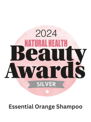 Essential Orange Shampoo Natural health Beauty Awards Silver 2024