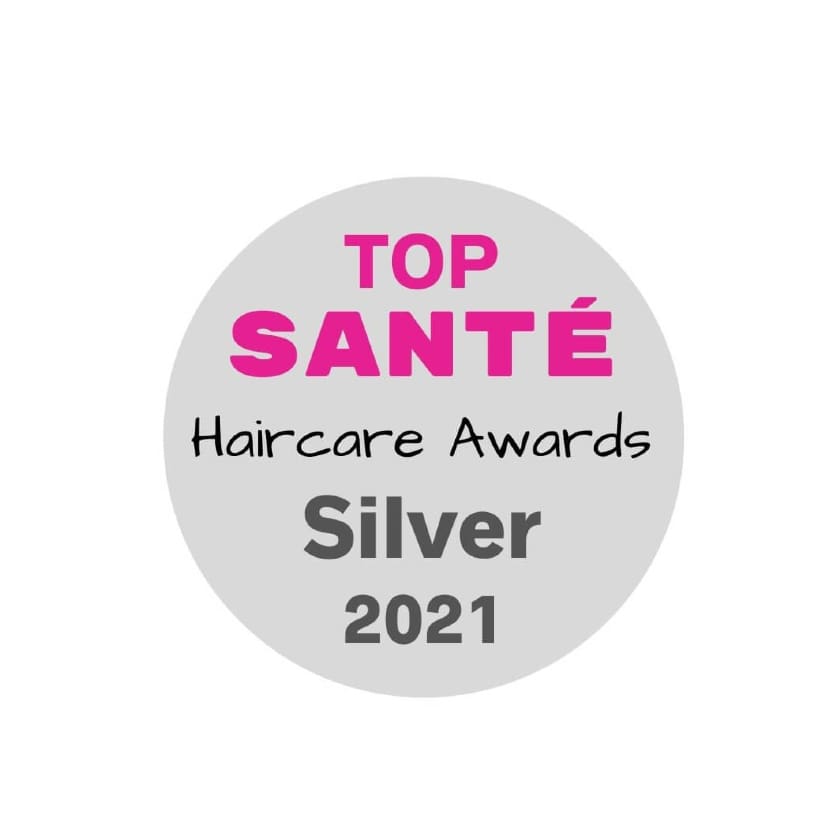 Silver hair care award from top sante 2021 Essential Orange Hair Conditioner Bar & Shave Bar