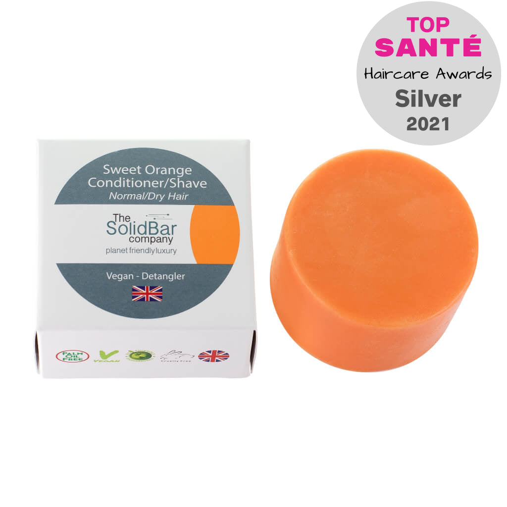 Essential Hair Conditioner Bar Orange Top Sante Award
