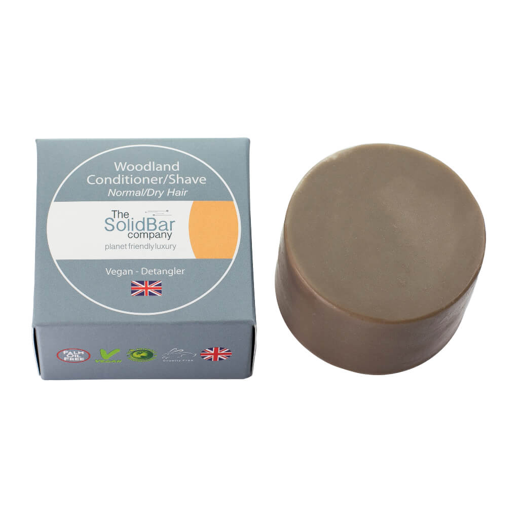 Woodland hair conditioner bar for normal/dry hair in a box