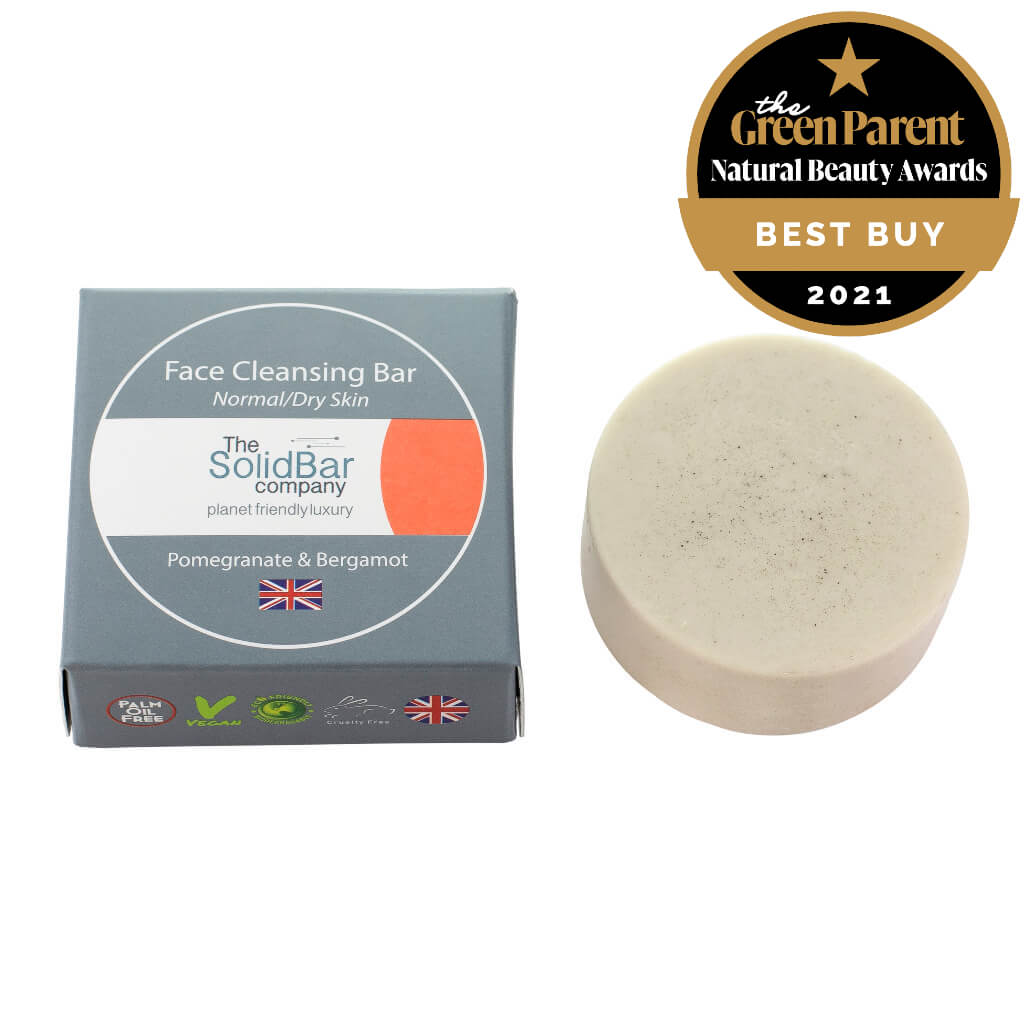 Luxury Face Cleansing Bar Pomegranate Dry Best Buy Award