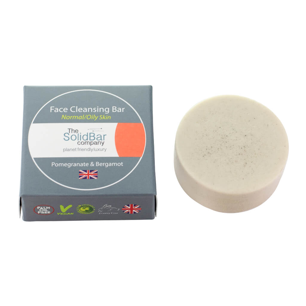Luxury Face Cleansing Bar with Pomegranate for normal to Oily skin