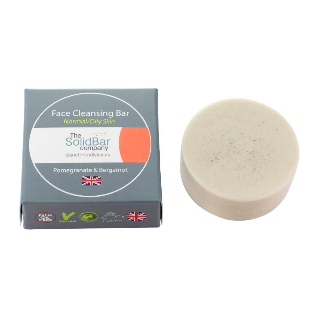 Luxury Face Cleansing Bar Pomegranate Oily